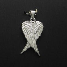 Load image into Gallery viewer, Pendant Angel Wings | 925 Sterling Silver | Beautiful angelic Proportions | Crystal Heart Melbourne Australia since 1986