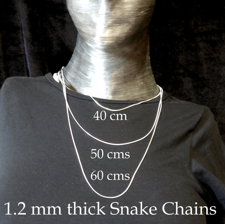 Snake Chains 1.2 mm thick