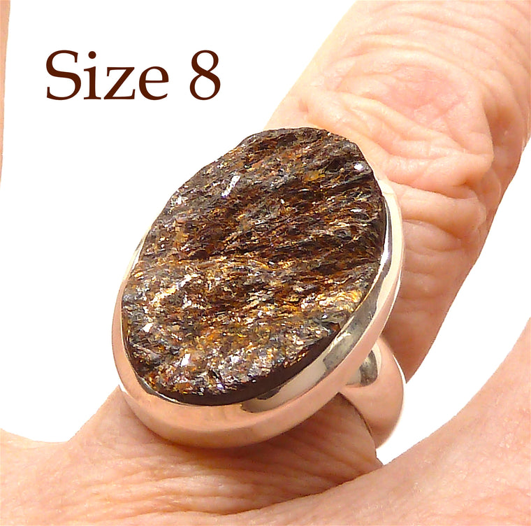 Astrophyllite Druse Ring AG3