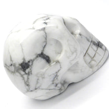 Load image into Gallery viewer, Skull | White Howlite | Hand Carved Gemstone | deeper spiritual meanings | Crystal Heart Melbourne Australia since 1986
