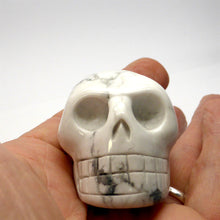 Load image into Gallery viewer, Skull | White Howlite | Hand Carved Gemstone | deeper spiritual meanings | Crystal Heart Melbourne Australia since 1986