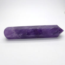 Load image into Gallery viewer, Amethyst Healing Wand | Genuine Stone | Single Point, Rounded end | Energy or physical healing Tool | Crystal Heart Melbourne Australia since 1986