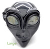 Skull Black ET Obsidian with Moonstone Eyes