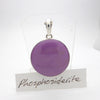 Phosphosiderite Pendant | Round Cabochon | 925 Sterling Silver | Iron Phosphate | Higher Heart & 3rd Eye centre | Crystal Heart Melbourne Australia since 1986