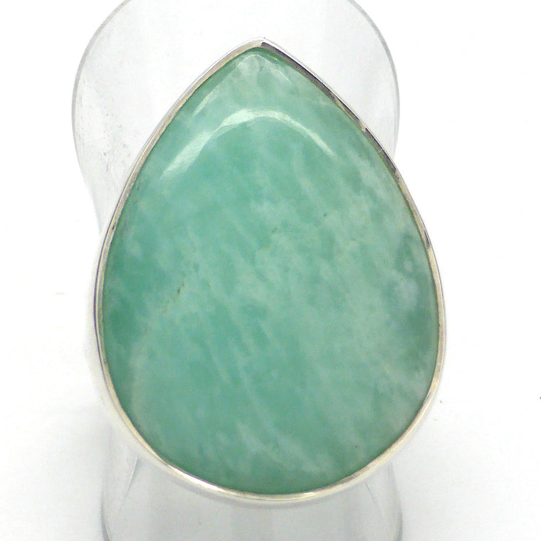 Amazonite Ring Teardrop Cabochon S1