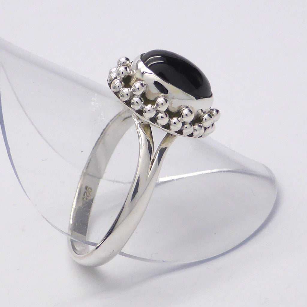Black Star Diopside Ring | 925 Sterling Silver | Lovely small ring | Size 5,6,7,8,9,10 | Crystal Heart Melbourne Australia since 1986