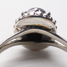 Load image into Gallery viewer, Ring Lapis Lazuli | Oval Cabochon | Detailed 925 Sterling Silver | Smaller Style | Size 5,6,7,8,9,10 | Crystal Heart Melbourne Australia since 1986