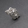  Prayer Locket Box Shaped Pendant | 925 Silver | Gauntlet and Cross | Strong clasp on lid | Fancy Bale | Crystal Heart Melbourne Australia since 1986