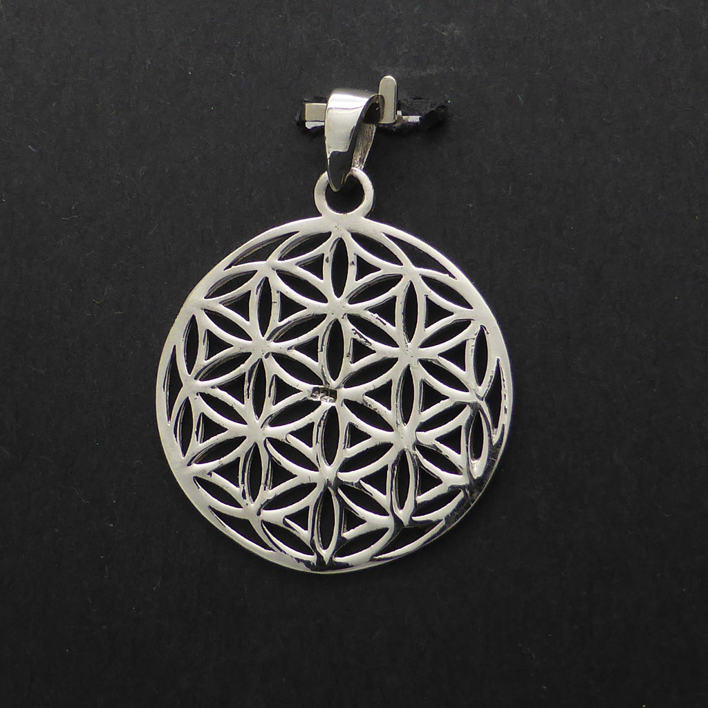 Seed of Life Pendant | 925 Sterling Silver | Meditation Mandala | Essence of the Flower | Crystal Heart Melbourne Australia since 1986