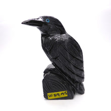 Load image into Gallery viewer, Raven Black Onyx Carving