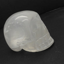 Load image into Gallery viewer, Crystal Skull | Carved Selenite Gemstone | Skulls symbolise deeper more eternal truths | Selenite is Angelic Consciousness | Crystal Heart Melbourne Australia since 1986