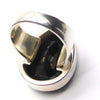 Genuine Black Onyx Faceted Teardrop Ring | Checkerboard Cut | 925 Sterling Silver | US Size 7 & 8 | Wisdom Protection Empowerment | Crystal Heart Melbourne Australia 1986
