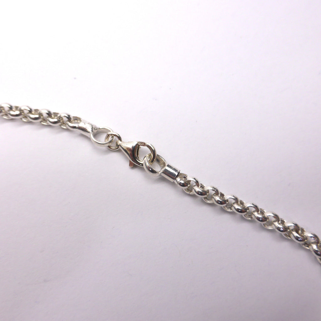 Belcher chain 4 mm length | 925 Sterling Silver| lengths 65 cm | 80 cm | Sturdy substantial Jewelry chain lobster claw | Crystal Heart Melbourne Australia 1986