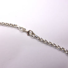 Load image into Gallery viewer, Belcher chain 4 mm length | 925 Sterling Silver| lengths 65 cm | 80 cm | Sturdy substantial Jewelry chain lobster claw | Crystal Heart Melbourne Australia 1986