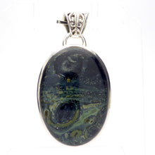 Load image into Gallery viewer, Pendant Star Galaxy Stone | Oval Cabochon | 925 Sterling Silver | AKA Kambaba Jasper | Madagascar | S.Africa | Peace &amp; Connection | Crystal Heart Melbourne Australia since 1986