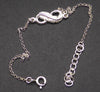Bracelet 925 Sterling Silver | Christian Cross Motif | Crystal Heart Melbourne Australia since 1986