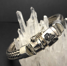 Load image into Gallery viewer, Snake Bracelet, 925 Sterling Silver dk1