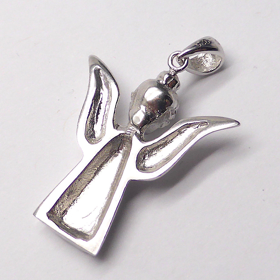 Gold angel sales pendant with diamonds
