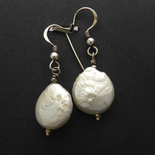 Load image into Gallery viewer, Natural White Pearl Coins| 925 Sterling Slver | Fair Trade | Crystal Heart Melbourne Australia since 1986