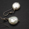Natural White Pearl Coins| 925 Sterling Slver | Fair Trade | Crystal Heart Melbourne Australia since 1986