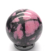 Sphere Shaped Rhodanite | Natural Gemstone Sculpture | Meditation & Healing Symbol | Crystal Heart Melbourne Australia since 1986\