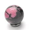 Sphere Shaped Rhodanite | Natural Gemstone Sculpture | Meditation & Healing Symbol | Crystal Heart Melbourne Australia since 1986