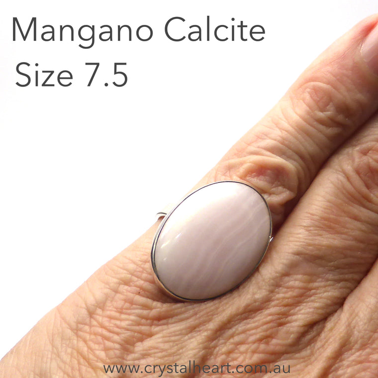 Mangano Calcite Ring, Oval, 925 Silver s3