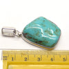 Turquoise Pendant | Raw Mexican Nugget | 925 Sterling Silver | Italian Design | Besel Set with oblong bail | Genuine Gems from Crystal Heart Melbourne since 1986