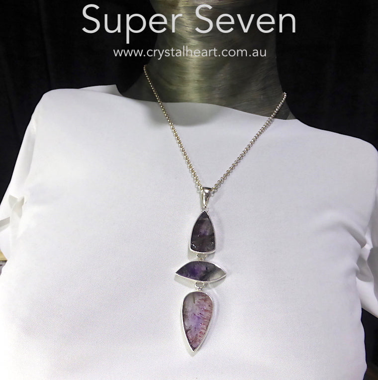 Super Seven Pendant, 925 Silver, kt1
