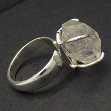 Load image into Gallery viewer, Ring Tibetan Herkimer Diamond | Claw set | 925 Sterling Silver | US Size 5 | AUS Size J1/2 | Genuine Gems from Crystal Heart Melbourne Australia since 1986