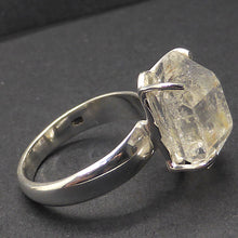 Load image into Gallery viewer, Ring Tibetan Herkimer Diamond | Claw set | 925 Sterling Silver | US Size 9 | AUS Size R1/2 | Genuine Gems from Crystal Heart Melbourne Australia since 1986