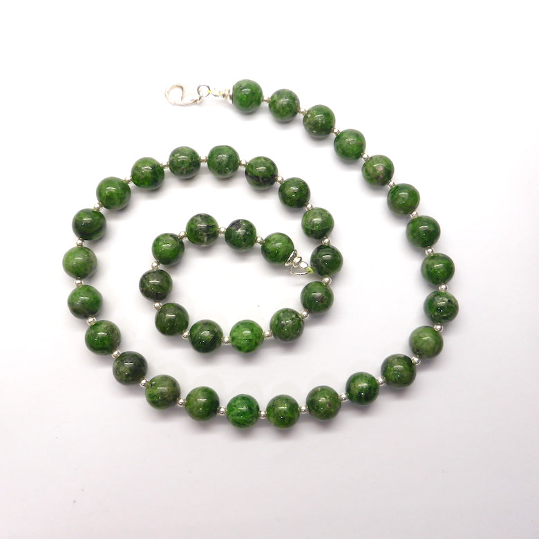 Chrome diopside bead necklace store