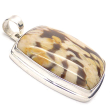 Load image into Gallery viewer, Peanut Wood Pendant | 925 Sterling Silver  | West Australia Stone | Crystal Heart Melbourne Australia since 1986