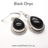 Amethyst Earring | Cabochon Teardrops | Raonbow Moonstone | Labradorite | Larimar | Rose Quartz | Black Onyx | Good Colour | 925 Sterling Silver | Rope work detail | Genuine Gems from Crystal Heart Melbourne Australia since 1986