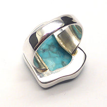 Load image into Gallery viewer, Turquoise Ring Arizona, Sleeping Beauty Mine | 925 Sterling Silver | US Size 9 |  AUS Size R 1/2 | Raw Nugget | Robin&#39;s Egg Blue | Quality Besel Setting | open back  | Genuine Gems from Crystal Heart Melbourne since 1986