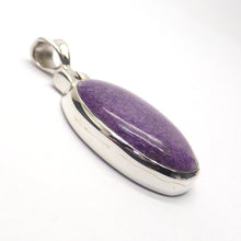 Load image into Gallery viewer, Purpurite Pendant | Oval Cabochon | 925 Sterling Silver | Iron Manganese Phosphate | Connect your Soul and liberate | Genuine Gems from Crystal Heart Melbourne Australia since 1986