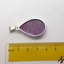 Load image into Gallery viewer, Purpurite Pendant | Teardop Cabochon | 925 Sterling Silver | Iron Manganese Phosphate | Connect your Soul and liberate | Genuine Gems from Crystal Heart Melbourne Australia since 1986