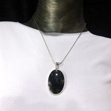 Load image into Gallery viewer, Moss Agate l Pendant | 925 Sterling Silver | Quality Setting | Verdant organic looking inclusions of vivid green Chlorite in Clear Quartz | Balance the Branches in your Path | Clear Lungs | Strengthen Nervous system | Genuine gems from Crystal Heart Melbourne Australia since 1986