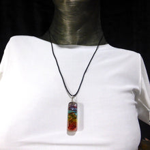 Load image into Gallery viewer, Orgone Crystal Chakra Pendant | Orgonite embedded with Chakra Crystals | Crystal Heart Australian Alternative Megastore est. 1986
