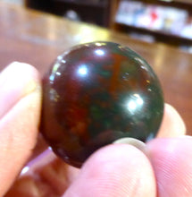 Load image into Gallery viewer, Bloodstone Sphere Gemstone  | Ornament | Spiritual Rebirth | Crystal Heart Melbourne Australia since 1986