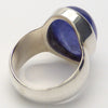 Tanzanite Ring Oval Cabachon | 925 sterling Silver  | US size 8 | Euro size P1/2 | 925 sterling Silver | Genuine stone from Mt Kilimanjaro, Tanzania | Reach your spiritual peak | Genuine Gems from Crystal Heart Melbourne Australia since 1986