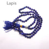 Lapis Lazuli Mala Necklace | 6 mm beads | Silver Buddha Head | 108 + 1 beads | Genuine Gems from Crystal Heart Australia since 1986