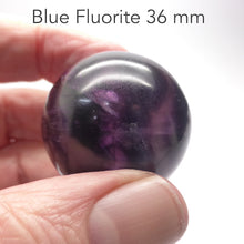 Load image into Gallery viewer, Fluorite Crystal Sphere | Deep Blue Purple | Ideal for study | Relax Mental Blocks | Reveal the Genius that you are | Genuine Gems from Crystal Heart Melbourne Australia since 1986
