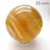 Fluorite Crystal Sphere | Yellow Orange Purple| Ideal for study | Relax Mental Blocks | Reveal the Genius that you are | Genuine Gems from Crystal Heart Melbourne Australia since 1986