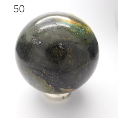 Labradorite Crystal  Sphere | 50, 55 mm | Blue Flash | Genuine Gems from Crystal Heart Melbourne Australia since 1986