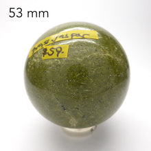 Load image into Gallery viewer, Green Grass Jasper Crystal Sphere | Protection | Heart Uplift  | Positive | Calm | Genuine Gems from Crystal Heart Melbourne Australia since 1986