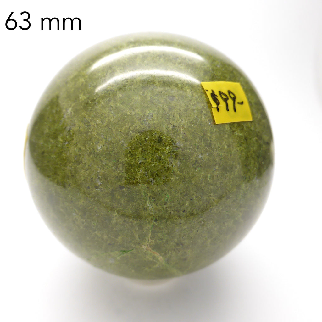 Green Grass Jasper Crystal Sphere | Protection | Heart Uplift  | Positive | Calm | Genuine Gems from Crystal Heart Melbourne Australia since 1986