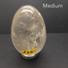 Clear Crystal Quartz Gemstone Eggs | stimulating White Light Consciouness | Genuine Gems from Crystal Heart Melbourne Australia since 1986