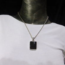 Load image into Gallery viewer, Golden Sheen Obsidian Pendant | Square Cabochon | 925 Sterling Silver | Genuine Gems from Crystal Heart Melbourne Australia since 1986