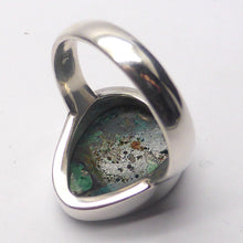 Load image into Gallery viewer, Dioptase Ring, Freeform Cabochon, 925 Silver, p1